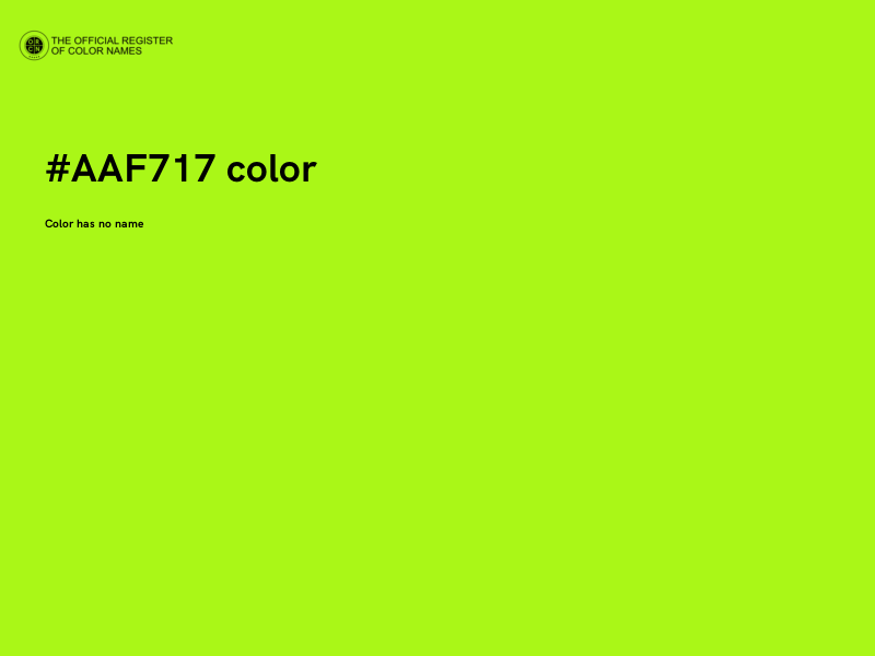 #AAF717 color image