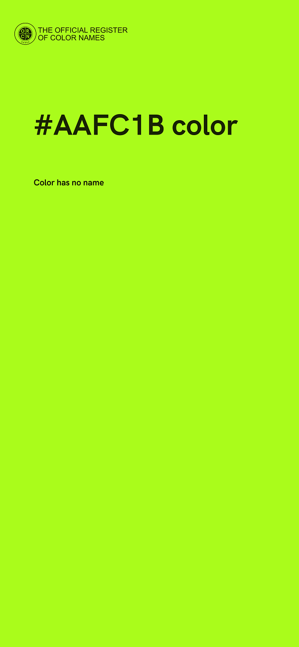 #AAFC1B color image