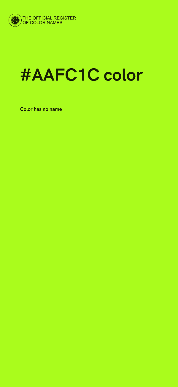 #AAFC1C color image