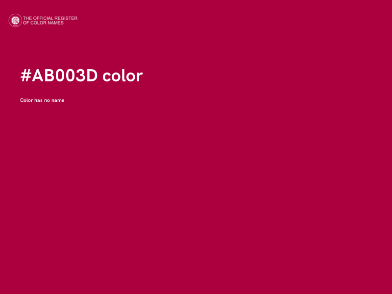 #AB003D color image