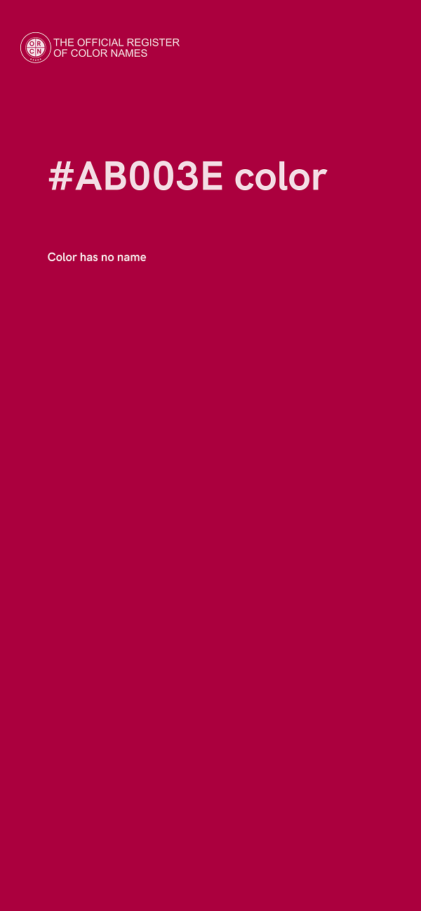 #AB003E color image
