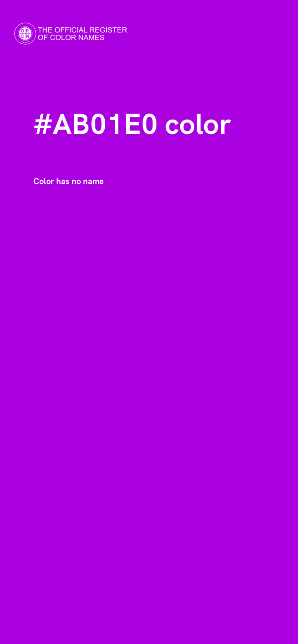 #AB01E0 color image