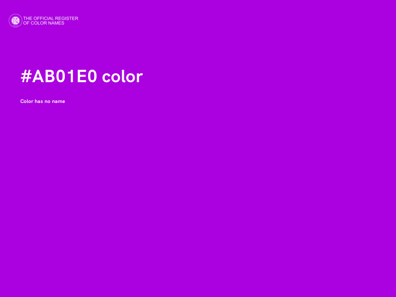 #AB01E0 color image