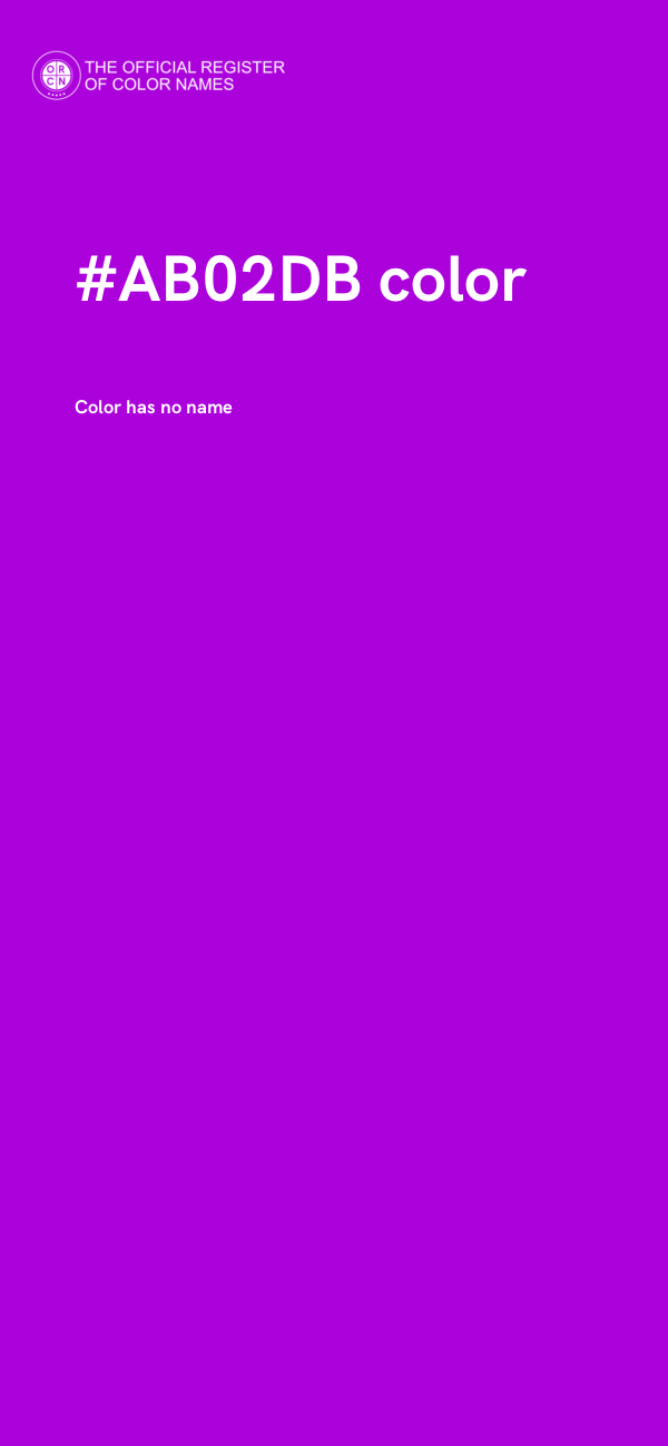 #AB02DB color image