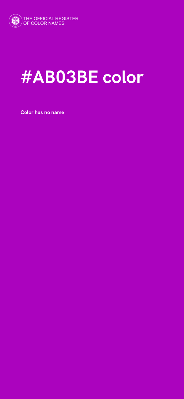 #AB03BE color image
