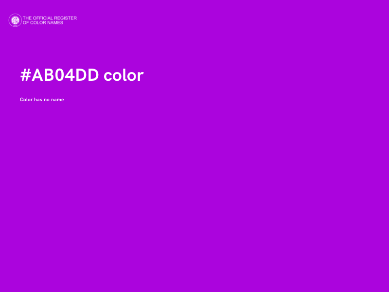 #AB04DD color image