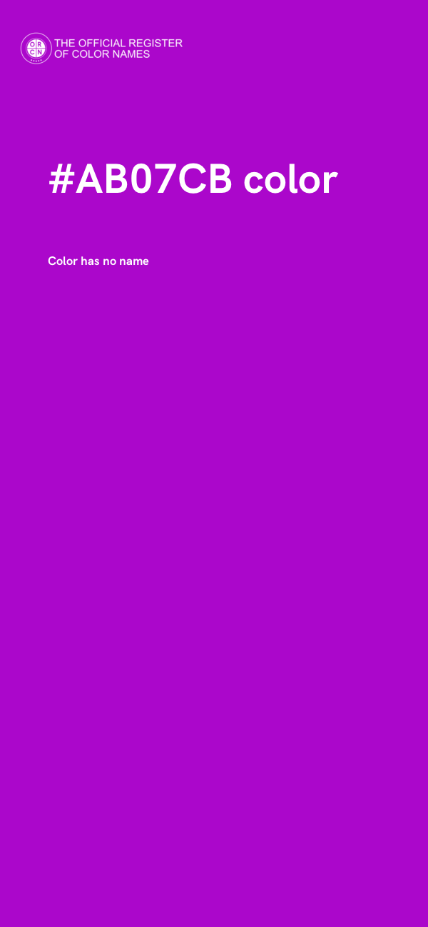 #AB07CB color image