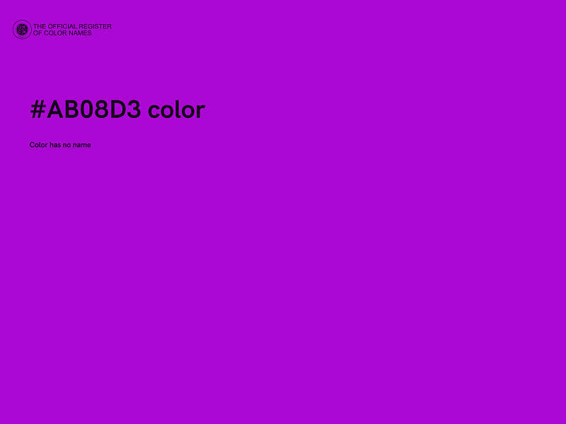 #AB08D3 color image