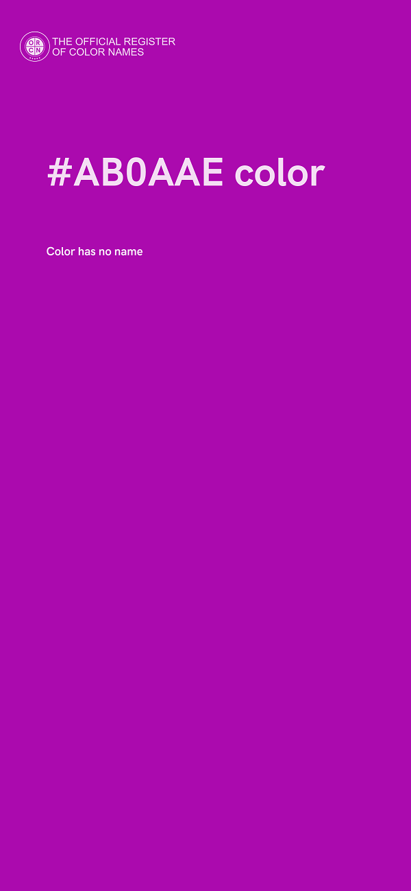 #AB0AAE color image