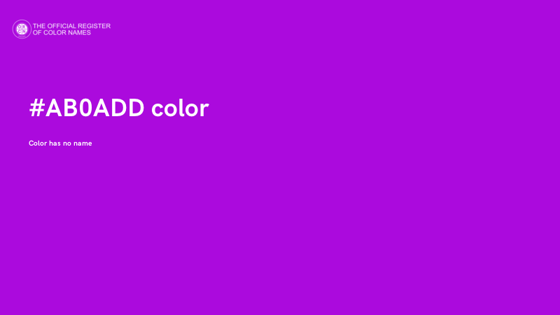 #AB0ADD color image