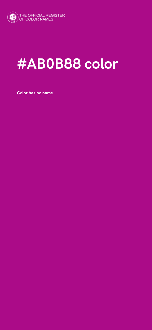 #AB0B88 color image