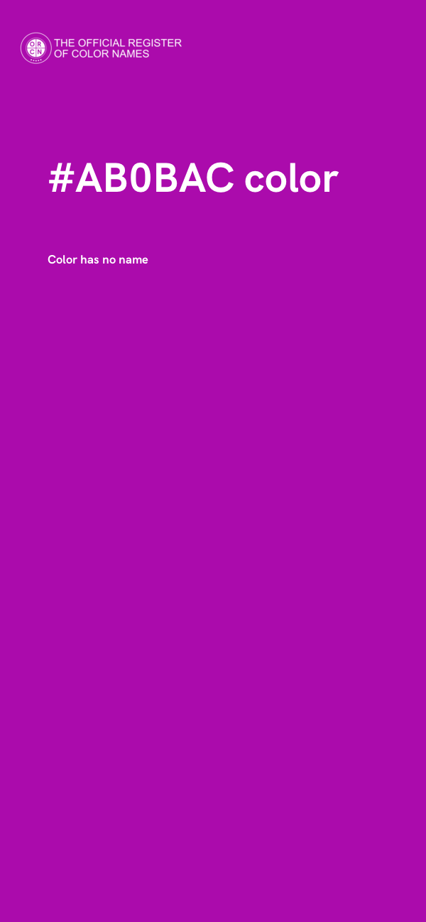 #AB0BAC color image