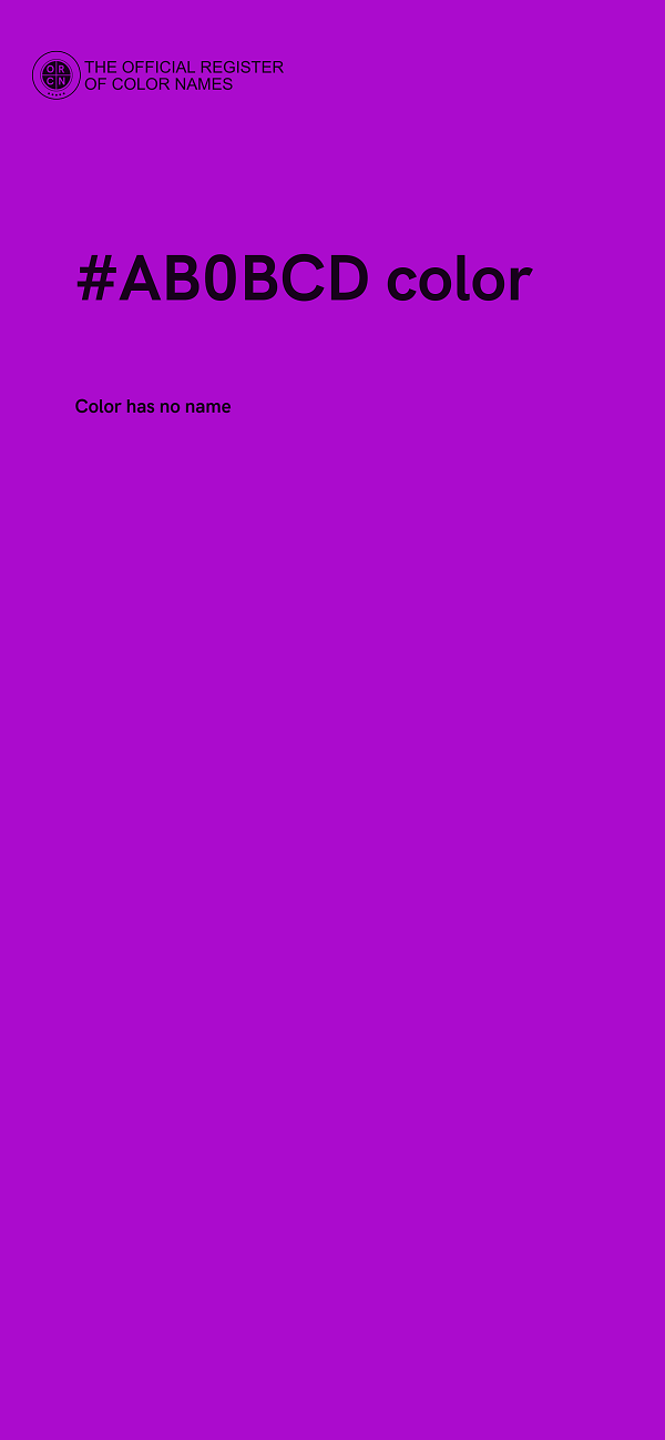 #AB0BCD color image