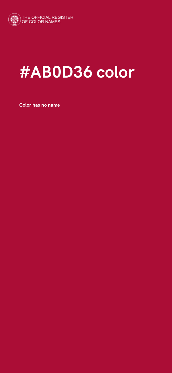 #AB0D36 color image