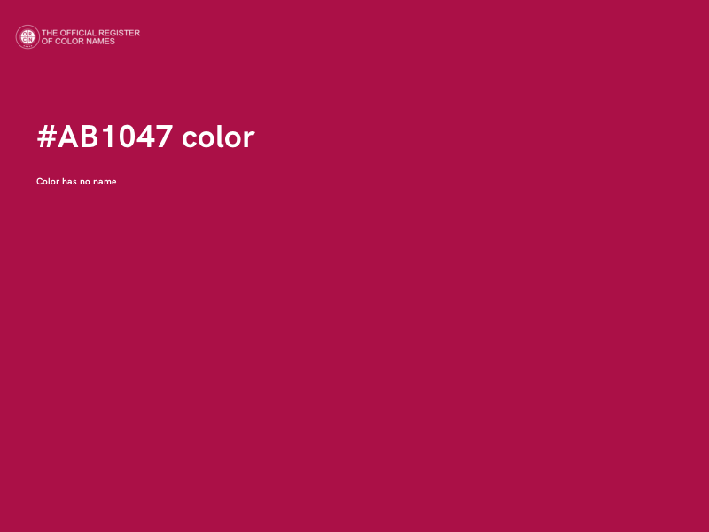 #AB1047 color image