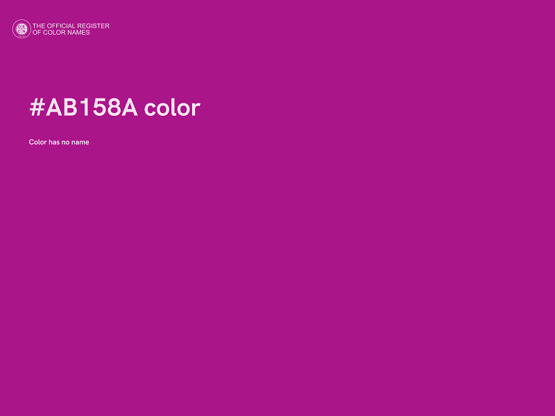#AB158A color image
