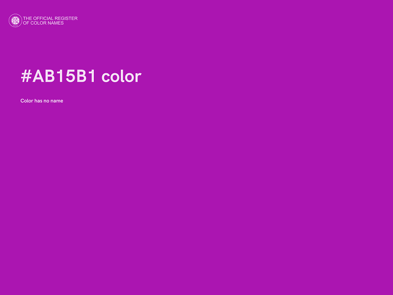 #AB15B1 color image