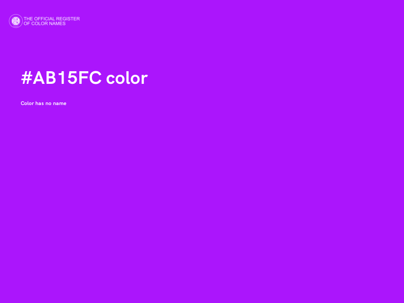 #AB15FC color image