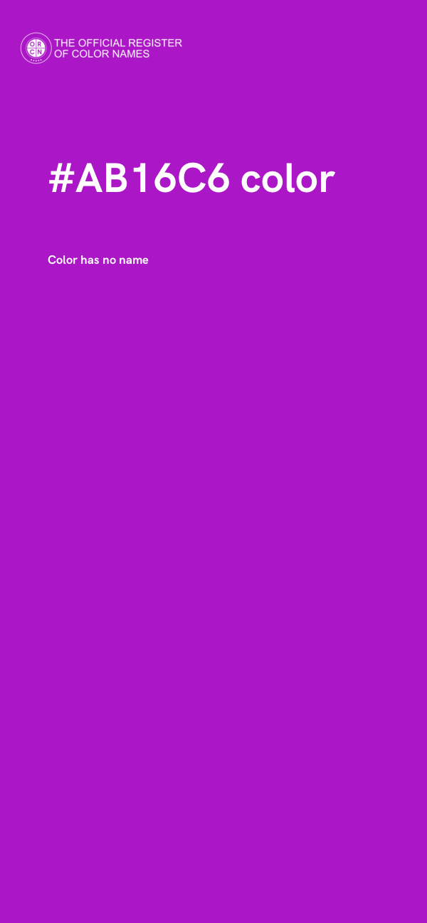 #AB16C6 color image