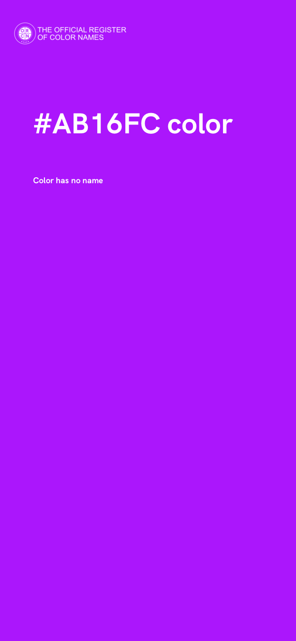 #AB16FC color image