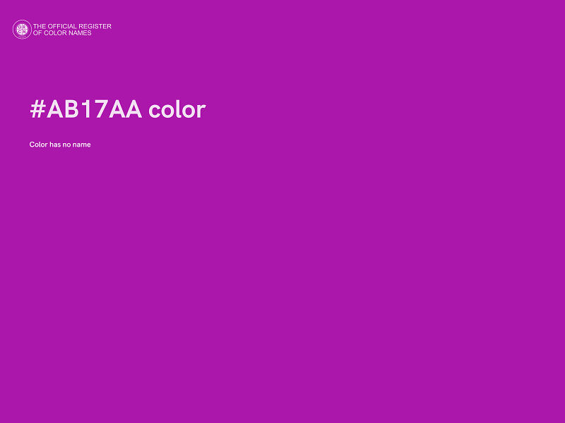 #AB17AA color image