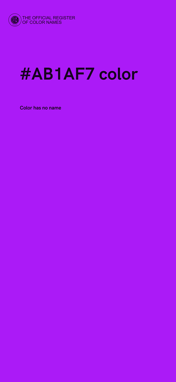#AB1AF7 color image