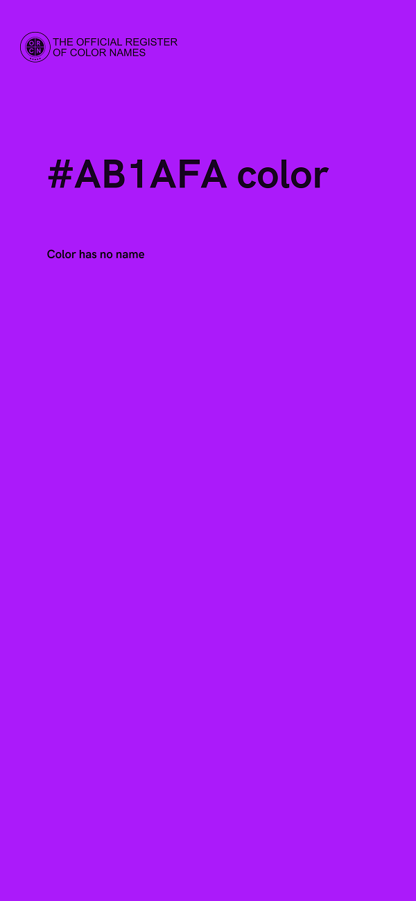 #AB1AFA color image
