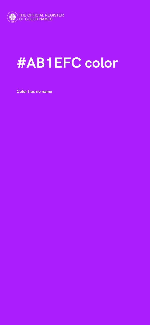 #AB1EFC color image