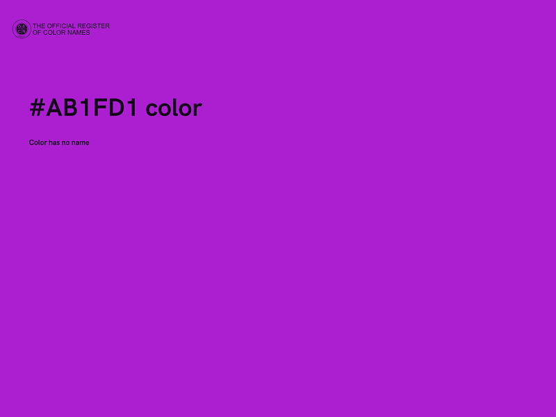 #AB1FD1 color image