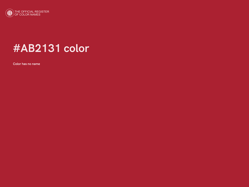 #AB2131 color image