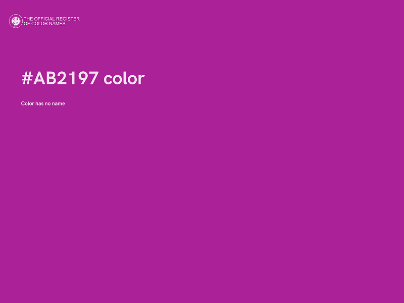 #AB2197 color image