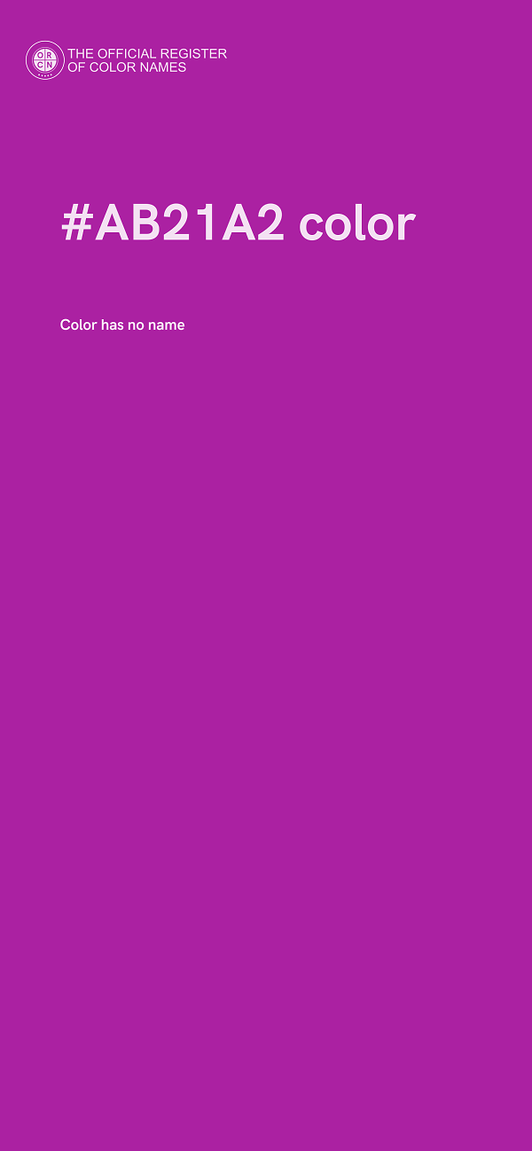 #AB21A2 color image