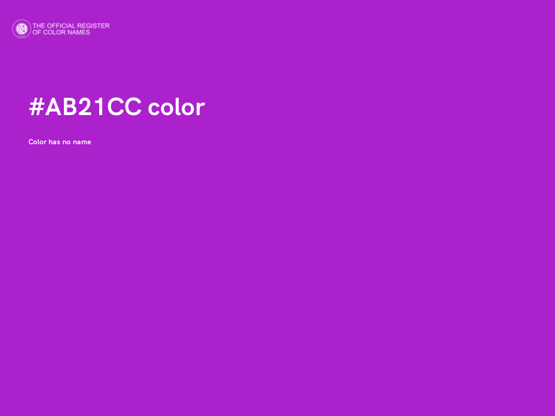 #AB21CC color image