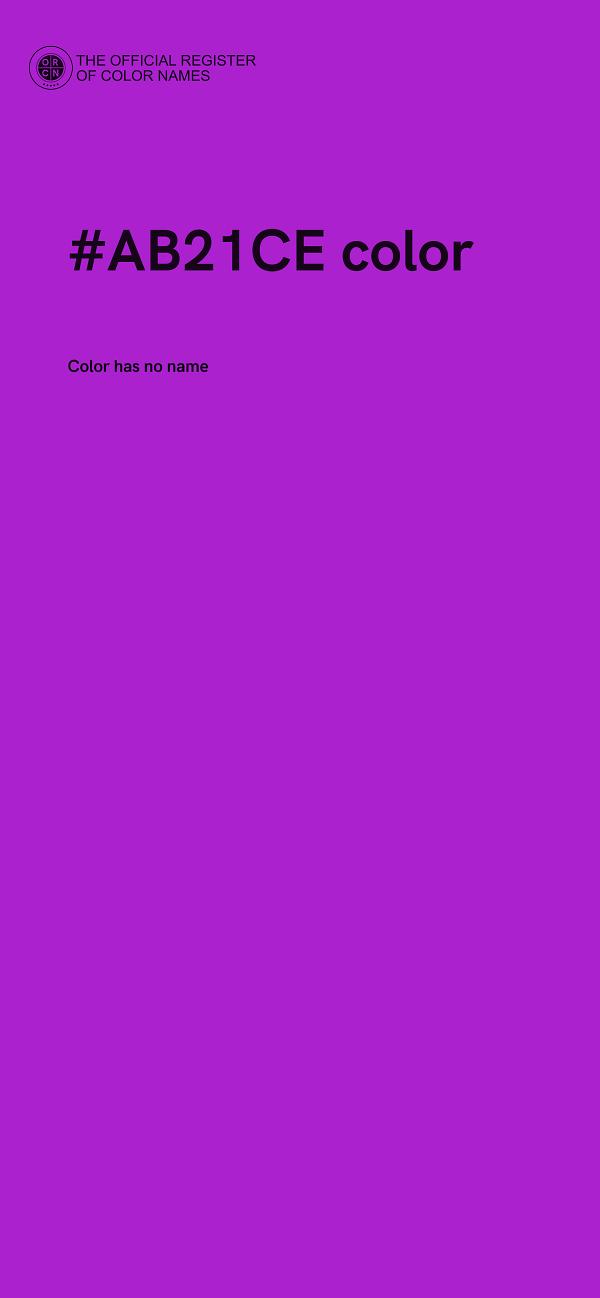 #AB21CE color image