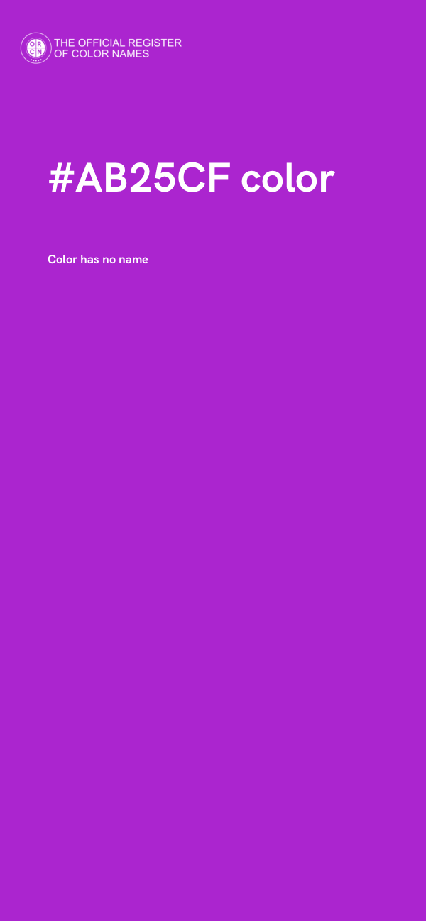 #AB25CF color image