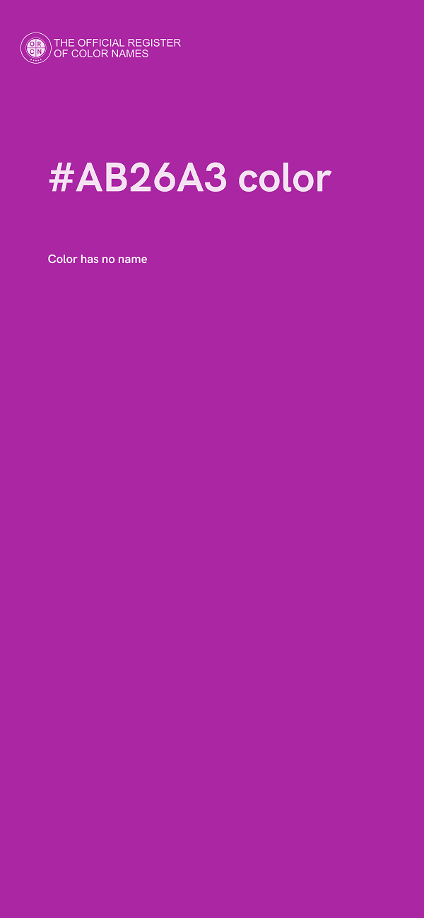 #AB26A3 color image