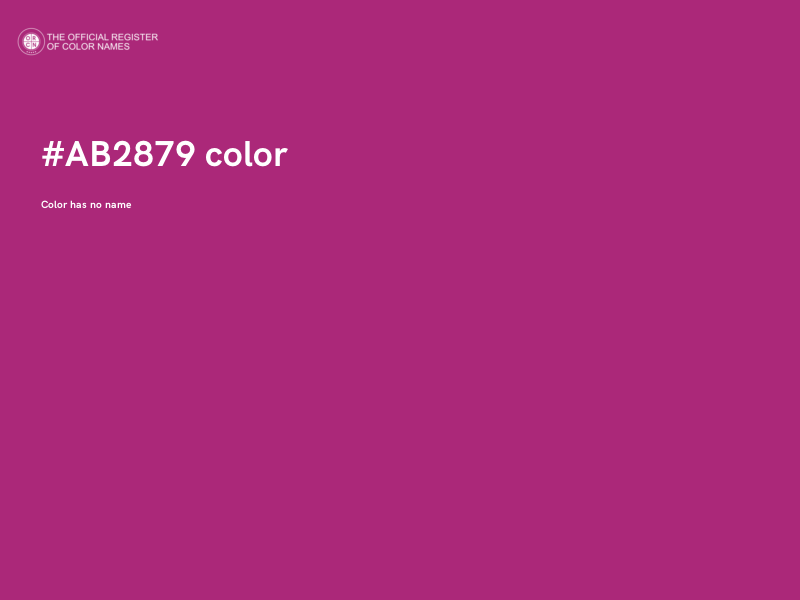 #AB2879 color image