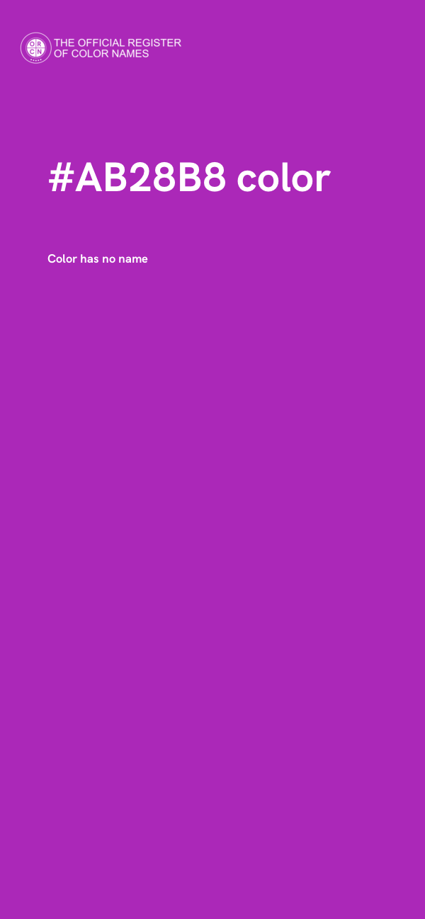 #AB28B8 color image