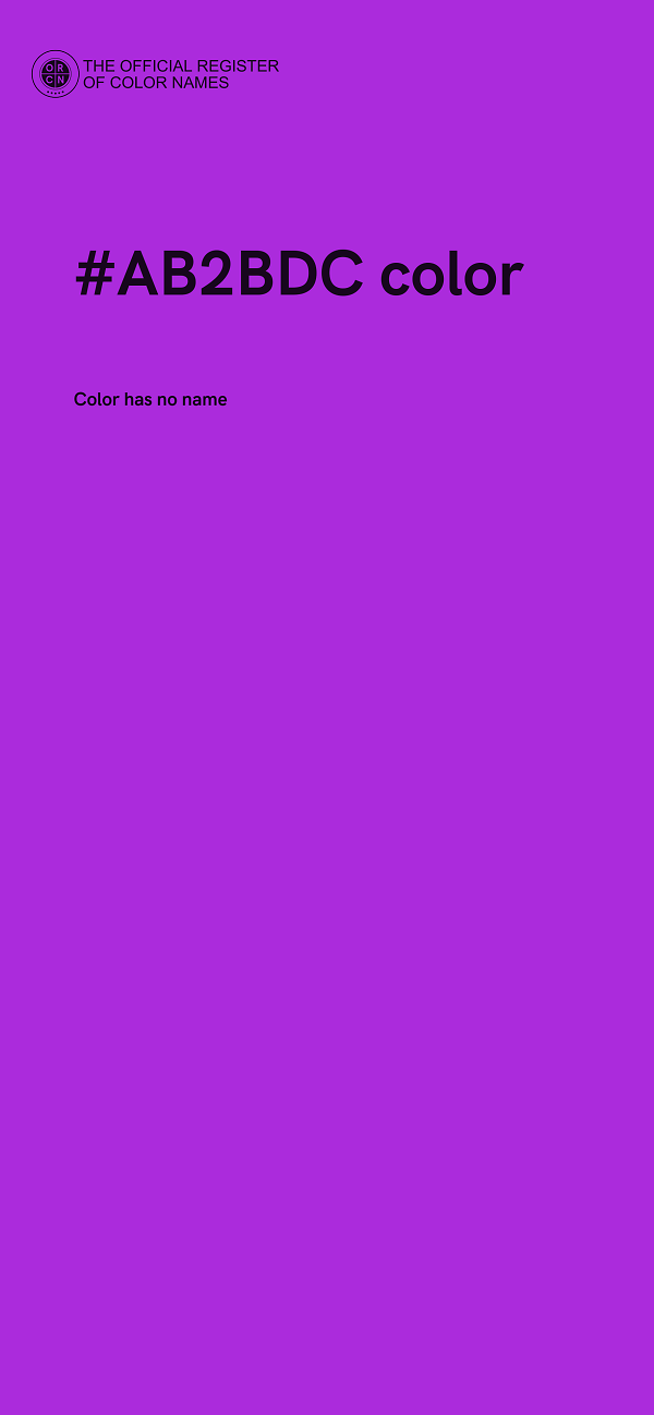 #AB2BDC color image