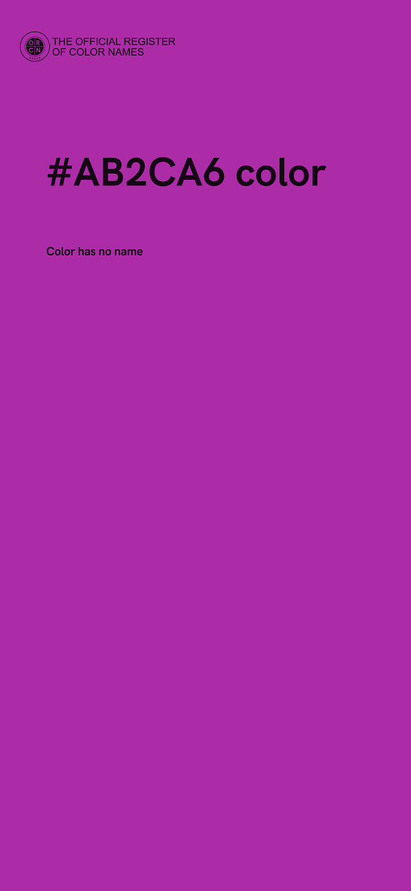 #AB2CA6 color image