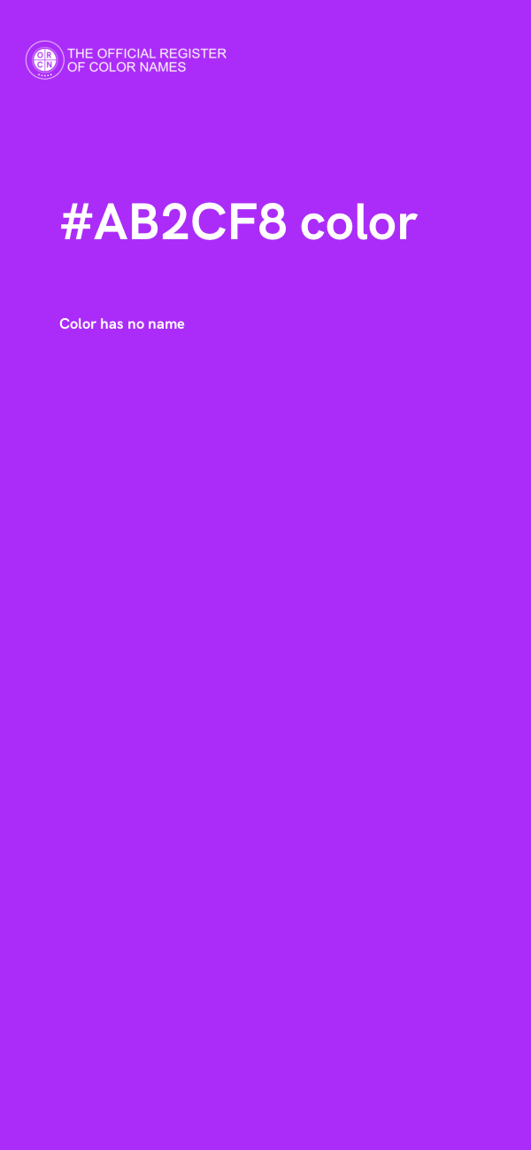 #AB2CF8 color image