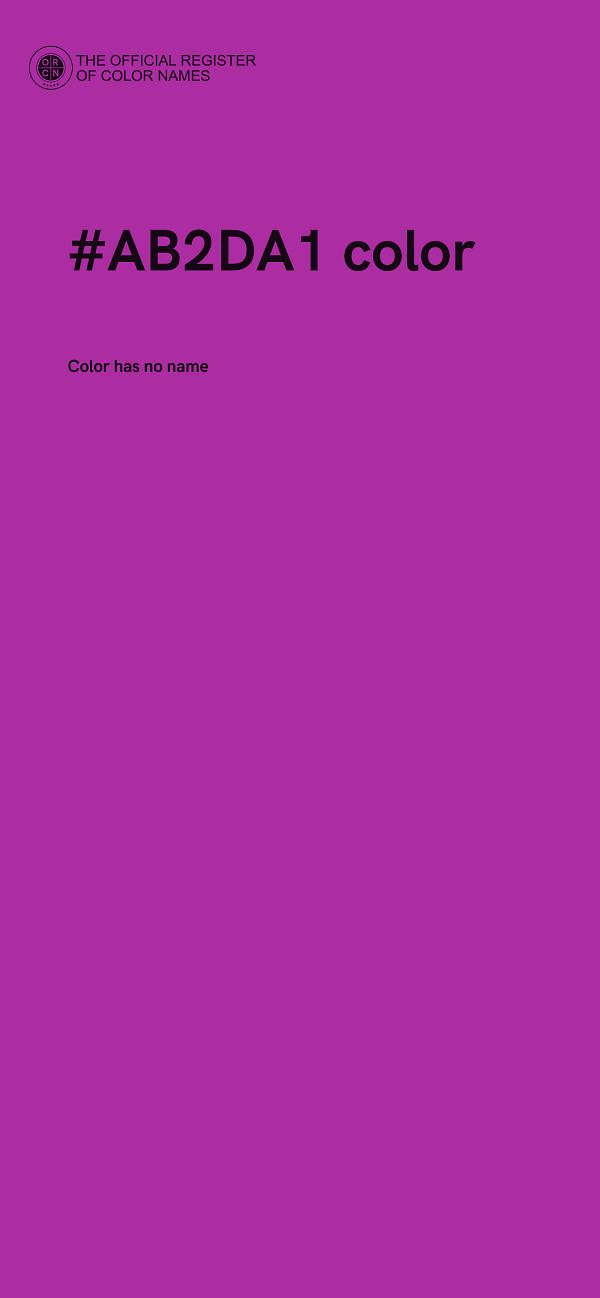 #AB2DA1 color image