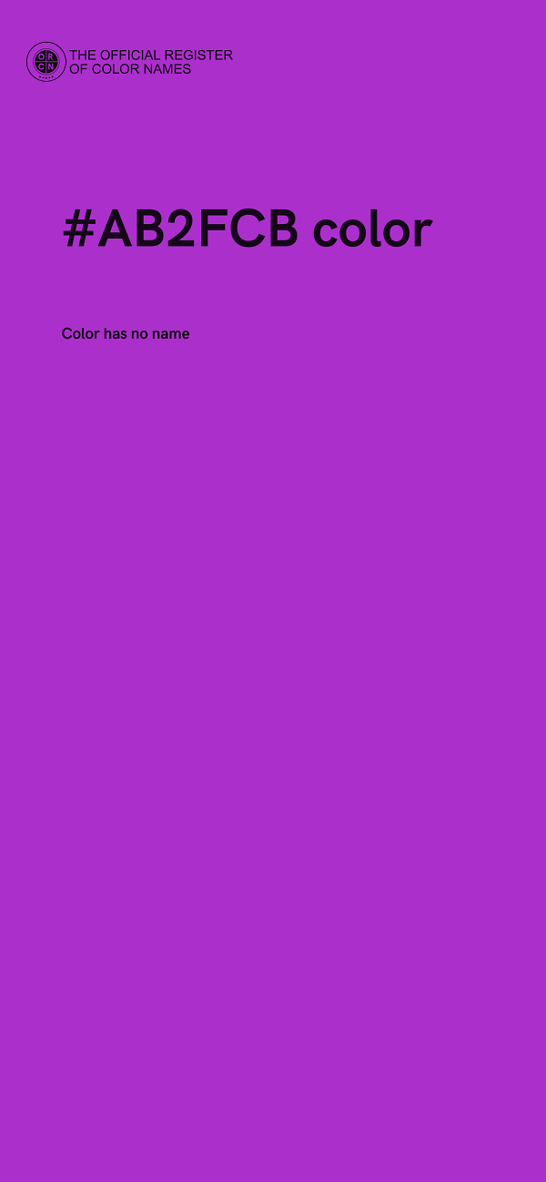 #AB2FCB color image