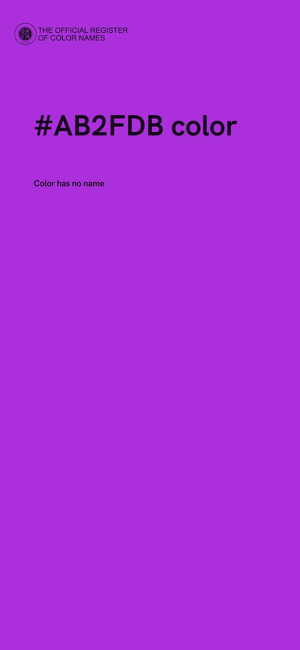 #AB2FDB color image