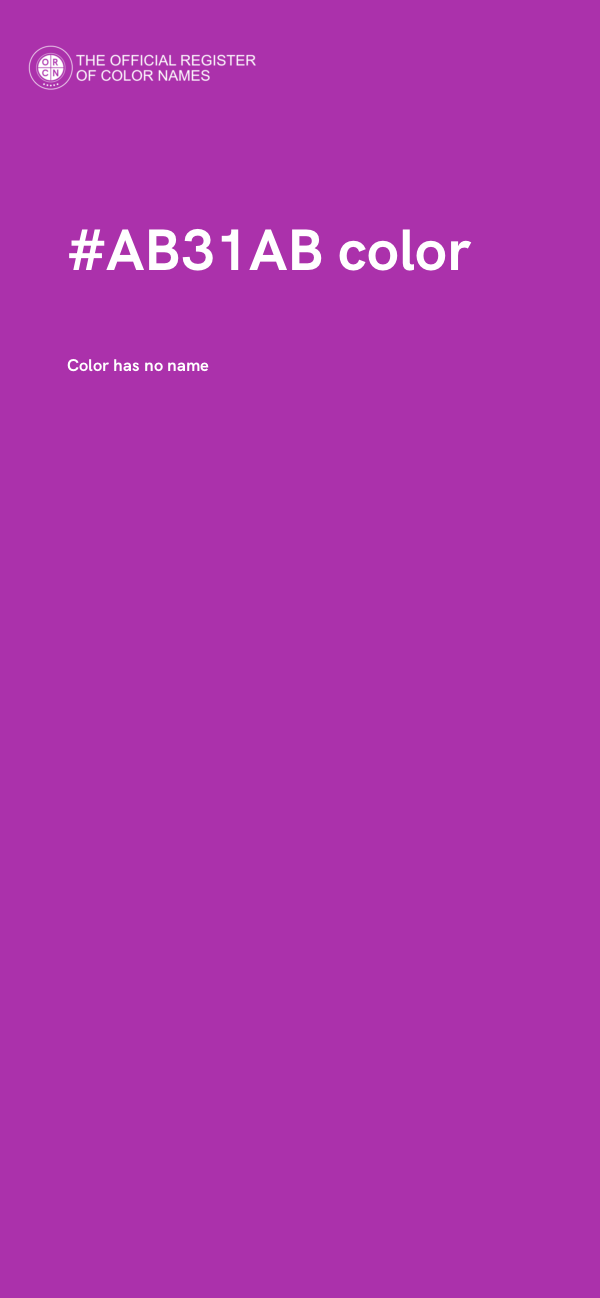 #AB31AB color image