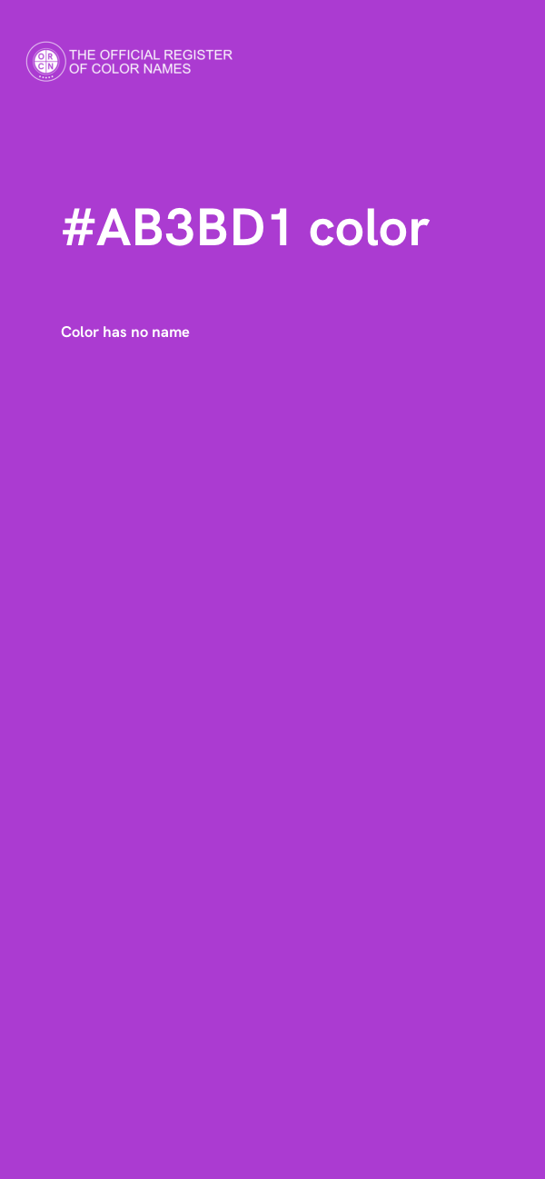 #AB3BD1 color image