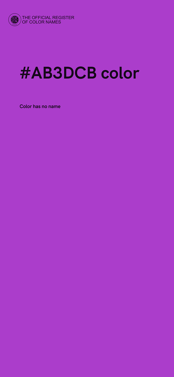 #AB3DCB color image