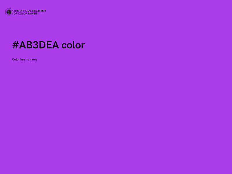 #AB3DEA color image