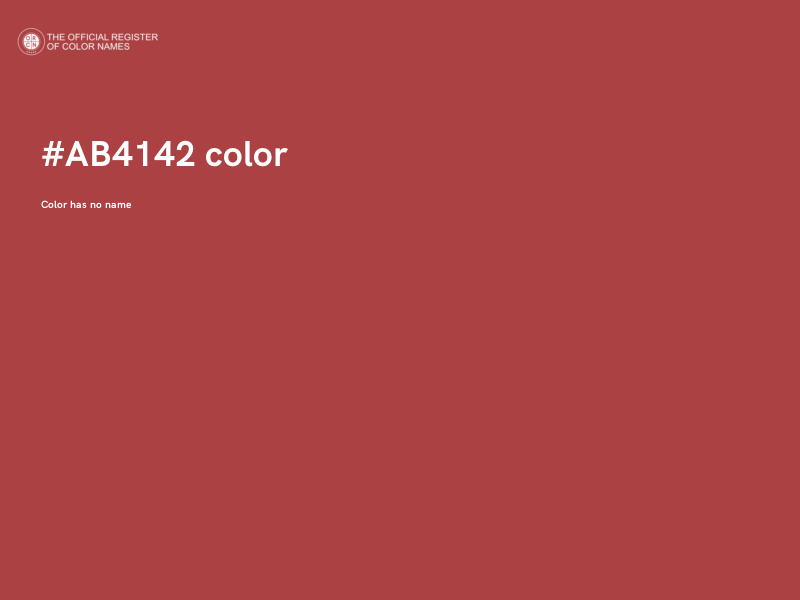 #AB4142 color image