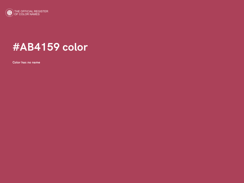 #AB4159 color image